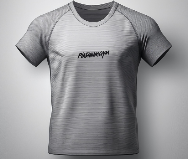 Grijs-Platinum Gym-T-Shirt